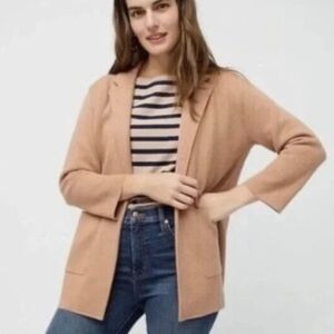 NWT J.Crew Sophie open-front sweater blazer